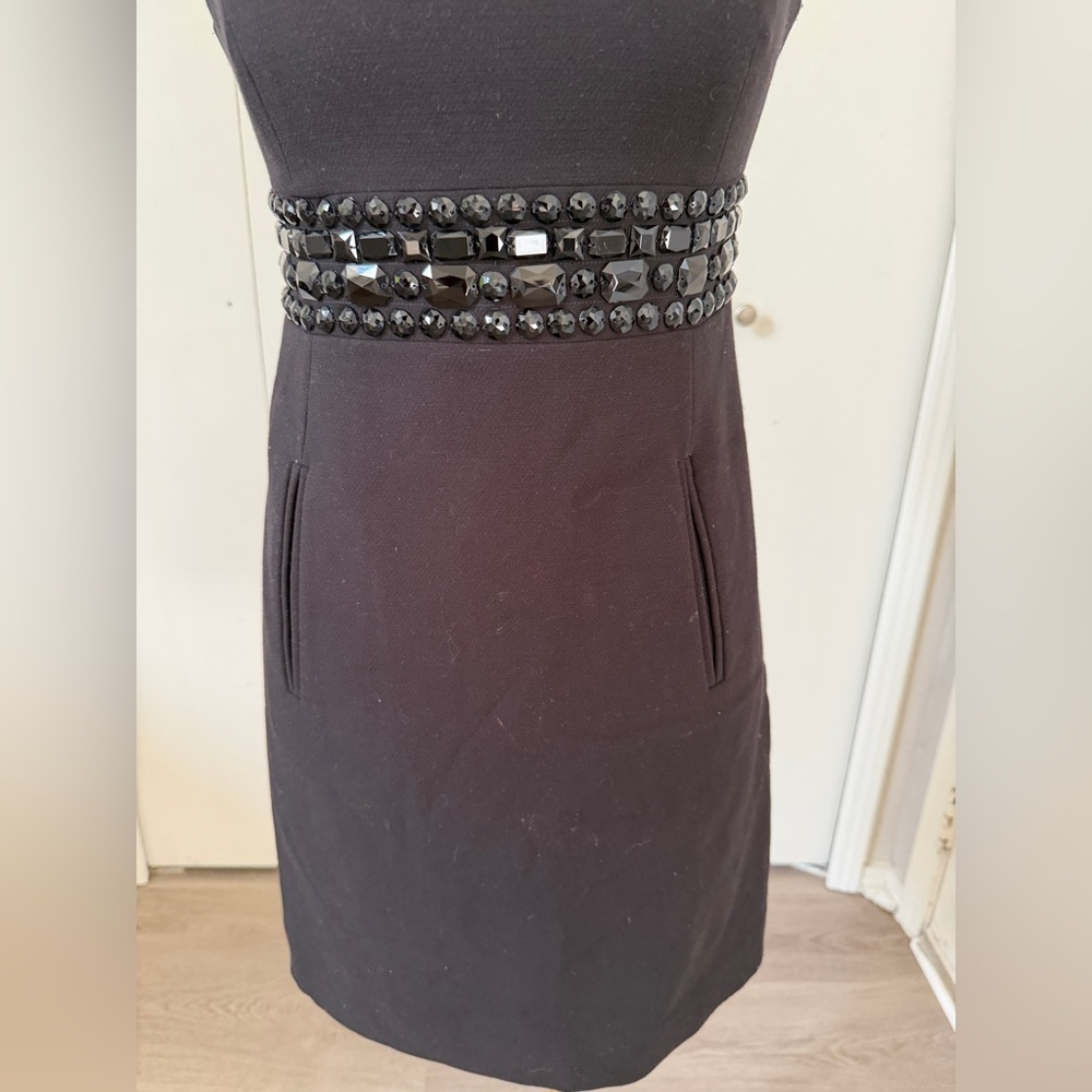 Michael Kors Black Beaded Mini Dress - Picture 3 of 9